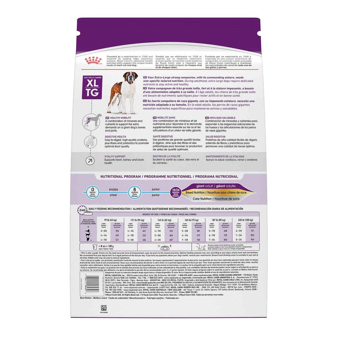 Royal Canin Size Health Nutrition Giant Adult Dry Dog Food, 30
