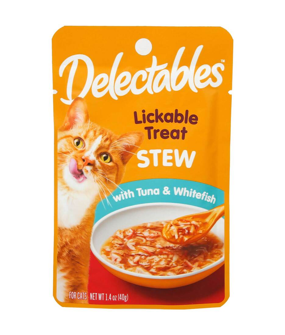 Hartz Delectables Stew Tuna & Whitefish Wet Cat Food, 1.4 Ounces