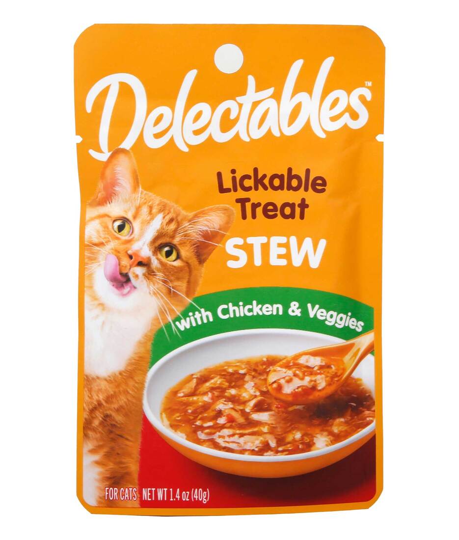 Hartz Delectables Lickable Stew Chicken & Veggies, 1.4 Ounces