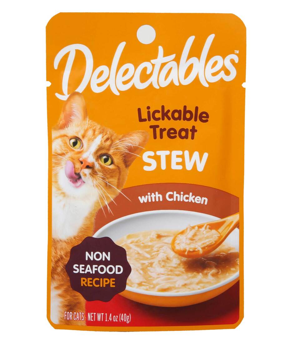 Hartz Delectables Wet Cat Treat Non-Seafood with Chicken 1.4 Ounces