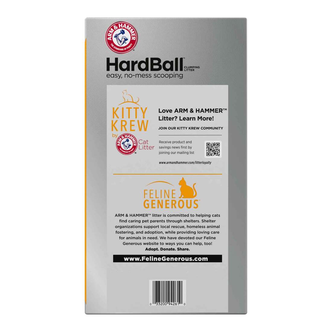 Arm & Hammer Lightweight Hardball Cat Litter, 15 Pounds