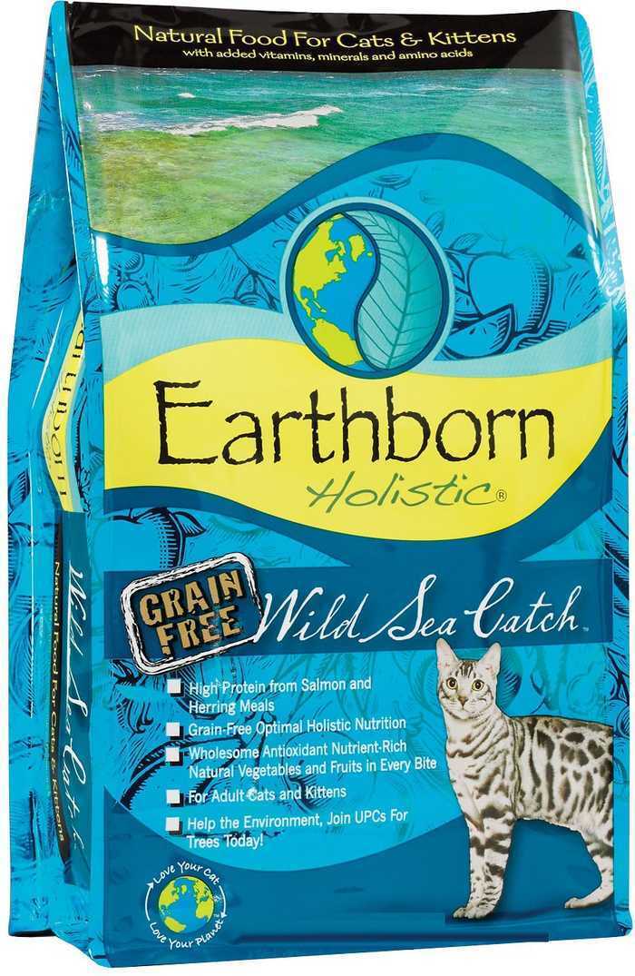 Earthborn Holistic® Cat Food, Wild Sea Catch, 4 Pound Bag