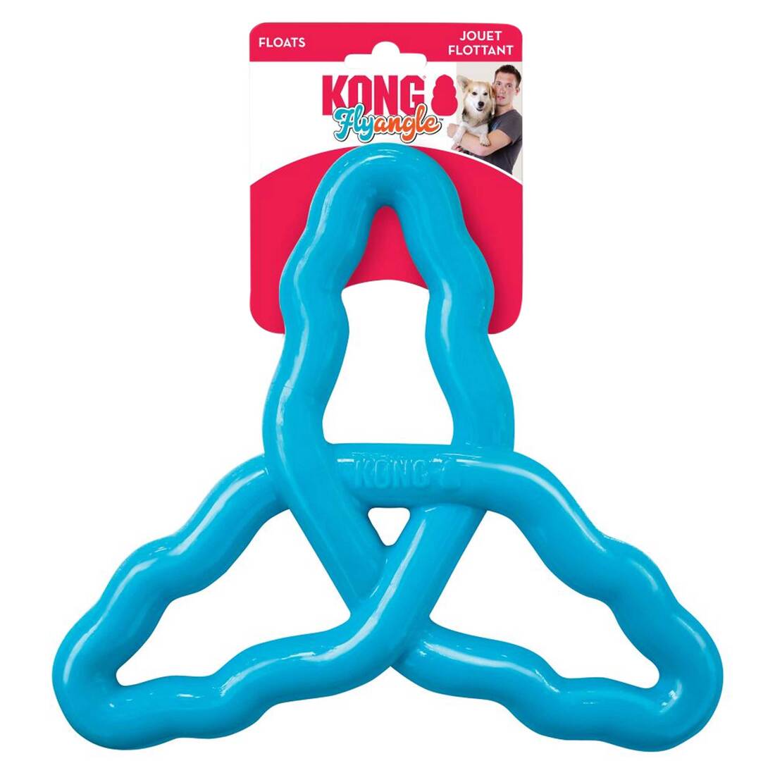 KONG Dog Toy Flyangle, Assorted