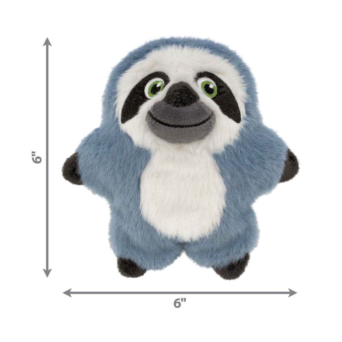KONG Snuzzles Kiddos Sloth Dog Toy, Small