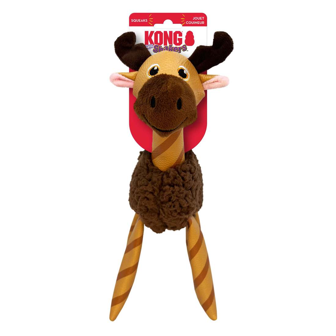 KONG Floofs Shakers Moose Dog Toy
