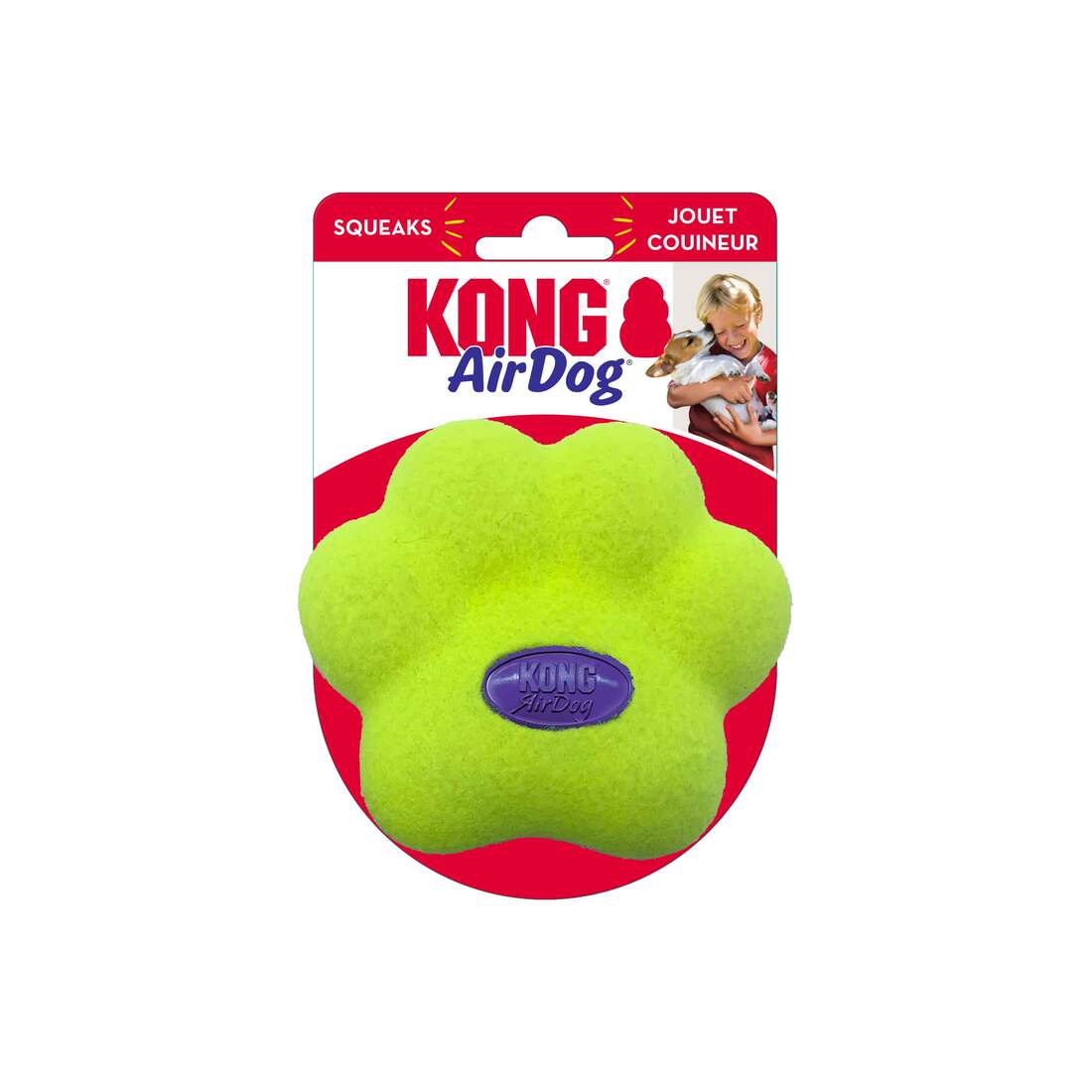 KONG Airdog® Squeaker Paw Dog Toy, Medium