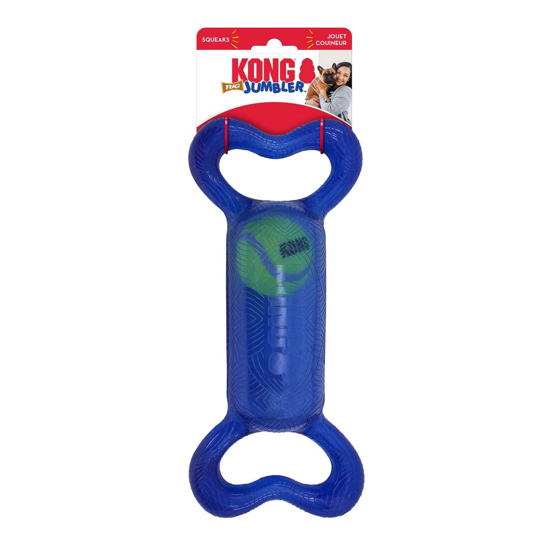 KONG Jumbler Tug Dog Toy, Assorted, Medium/Large