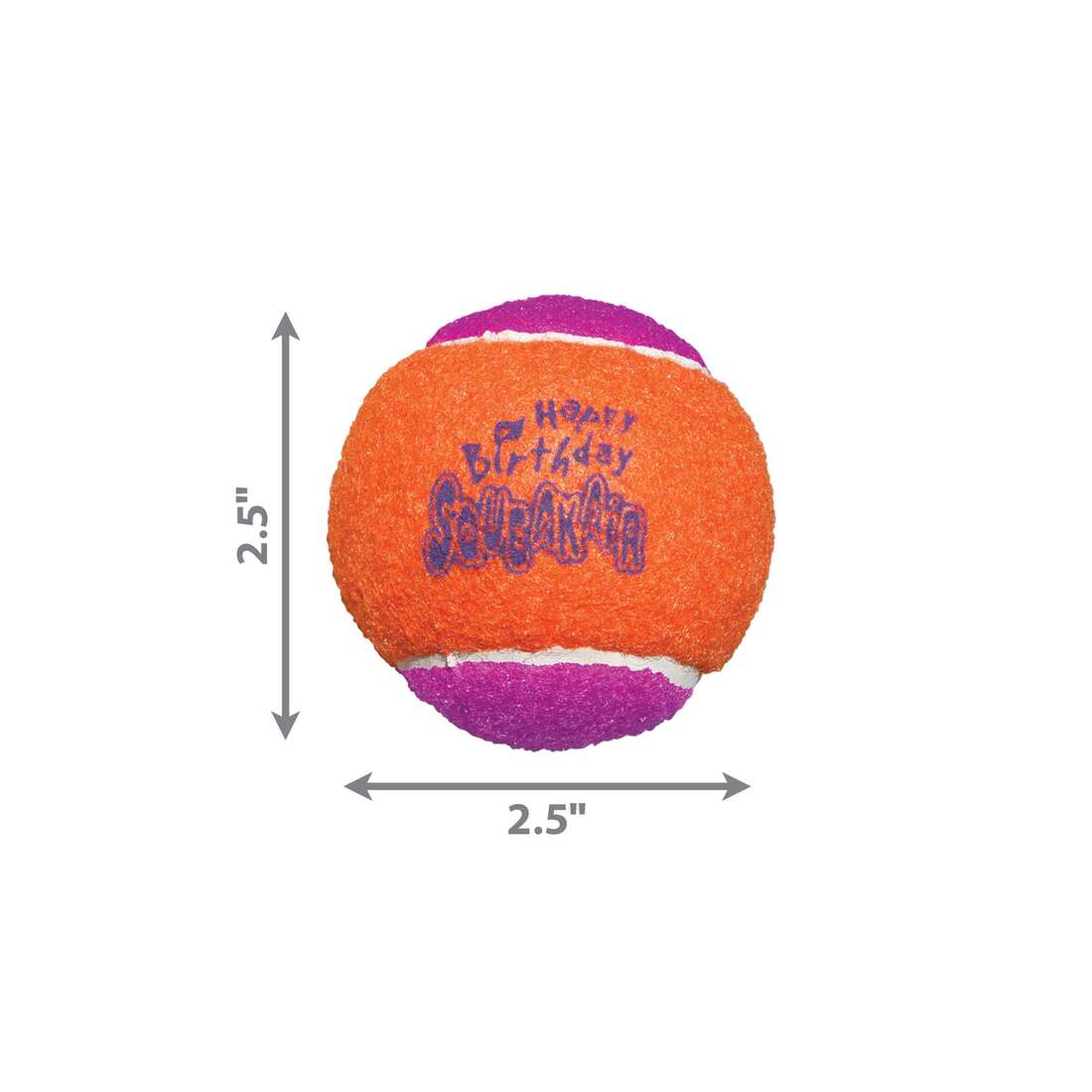 KONG Birthday Balls Dog Toy, Medium, 3 Count