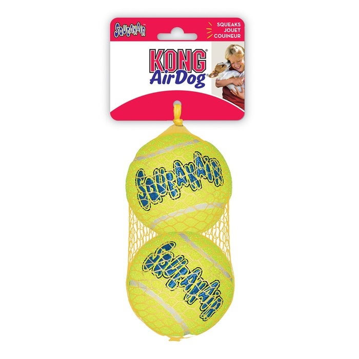 KONG SqueakAir Ball, Large, 2-Pack