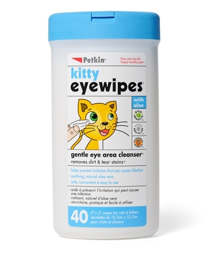 Petkins Kitty Eyewipes 40ct