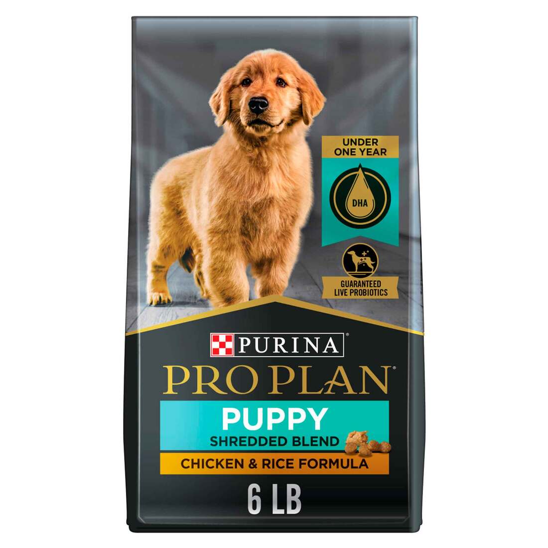 Purina Pro Plan High Protein Puppy Food Shredded Blend
