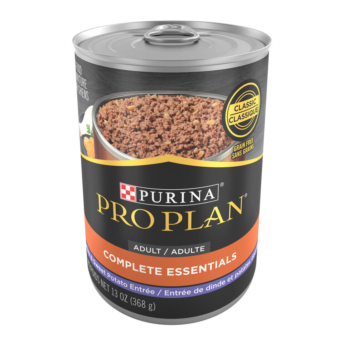 Purina Pro Plan Dog Food, Wet Classic Turkey and Sweet Potato Entrée - 13 Ounce Can