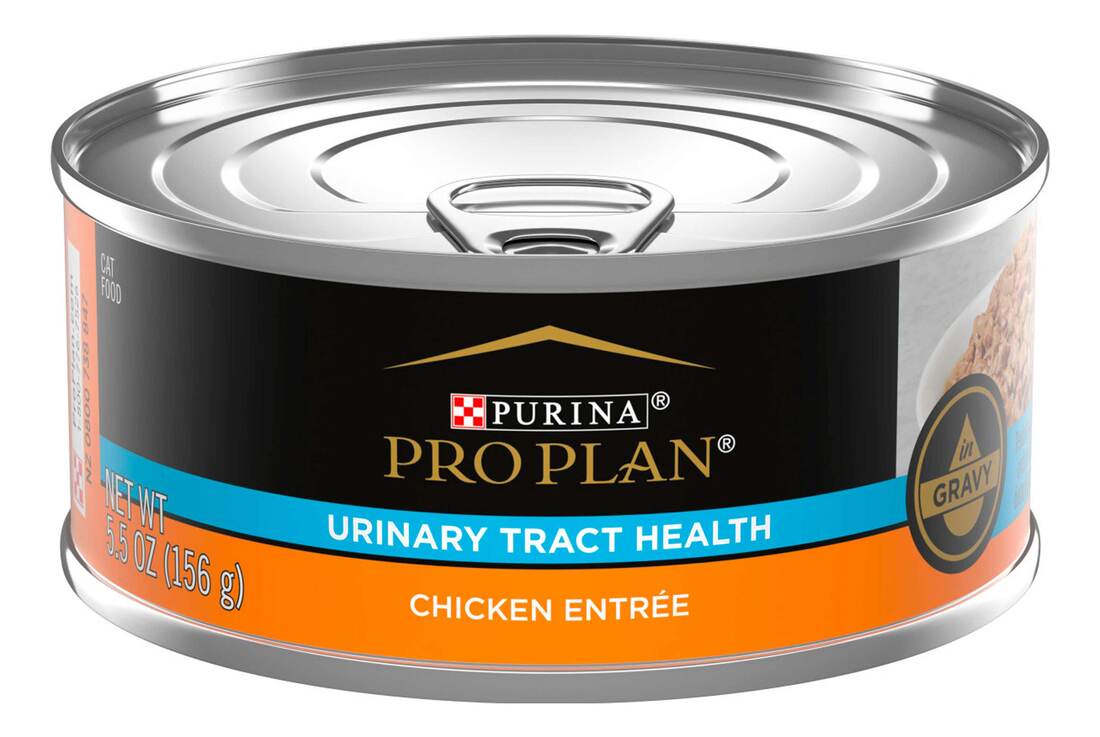 Purina Pro Plan Urinary Tract Health Chicken Entree in Gravy Cat Food - 5.5 Ounce Can