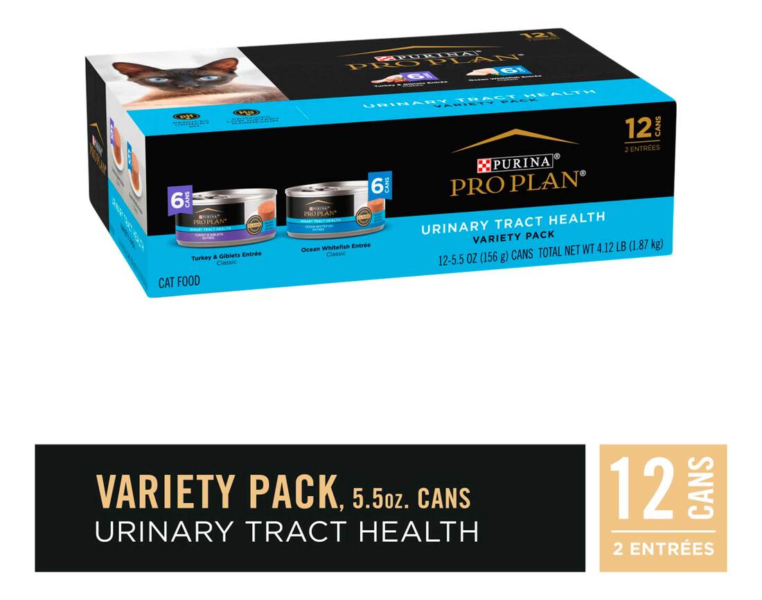 Purina Pro Plan Urinary Tract Health Pate Cat Food Variety Pack