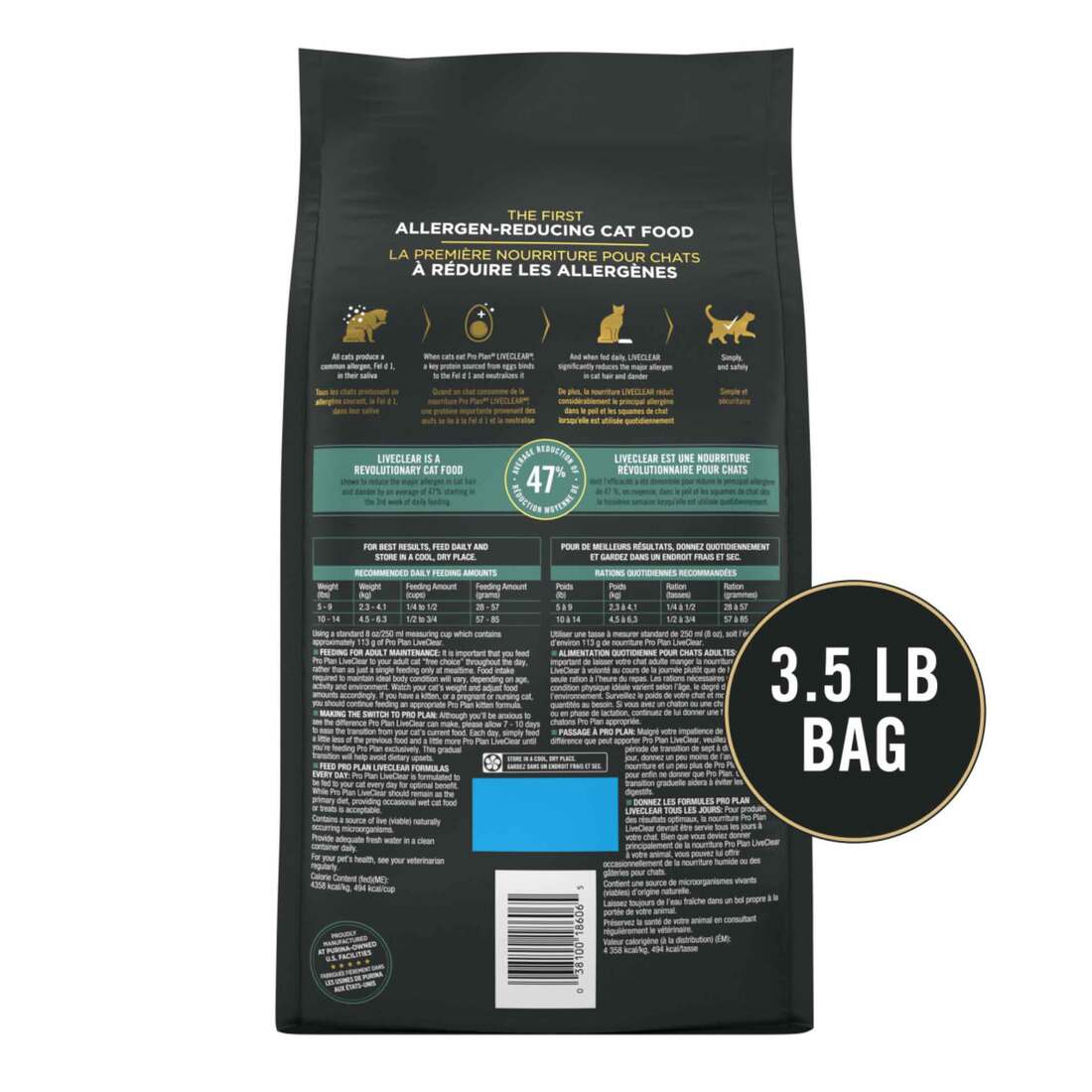 Purina Pro Plan Allergen Reducing, High Protein Cat Food