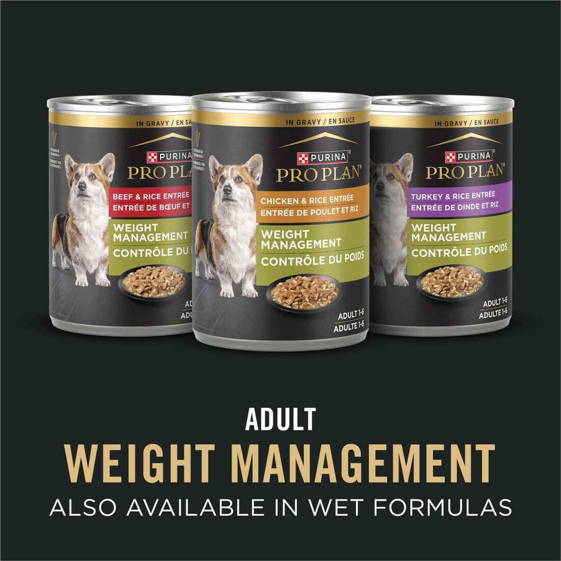 Dog Food Dry Food Purina Pro Plan Adult 7 Plus Weight Management Senior ...