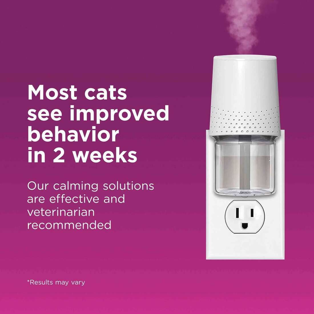 Comfort Zone Cat Calming Diffuser: 30 Day Trial Kit (1 Diffuser & 1 Refill)