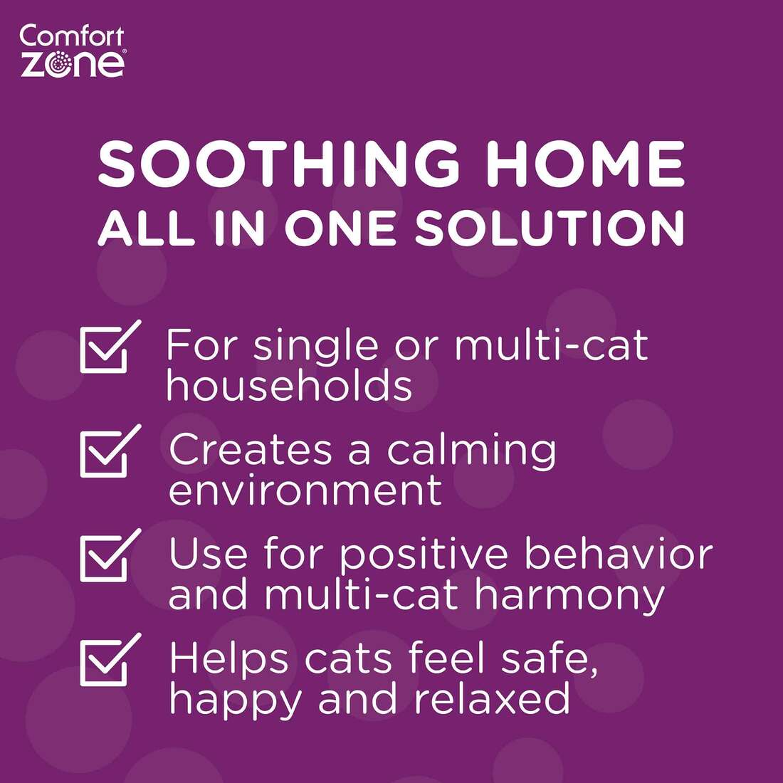Comfort Zone Single & Multi-Cat Calming Kit, 1 Pack, 1 Refill, 48ml