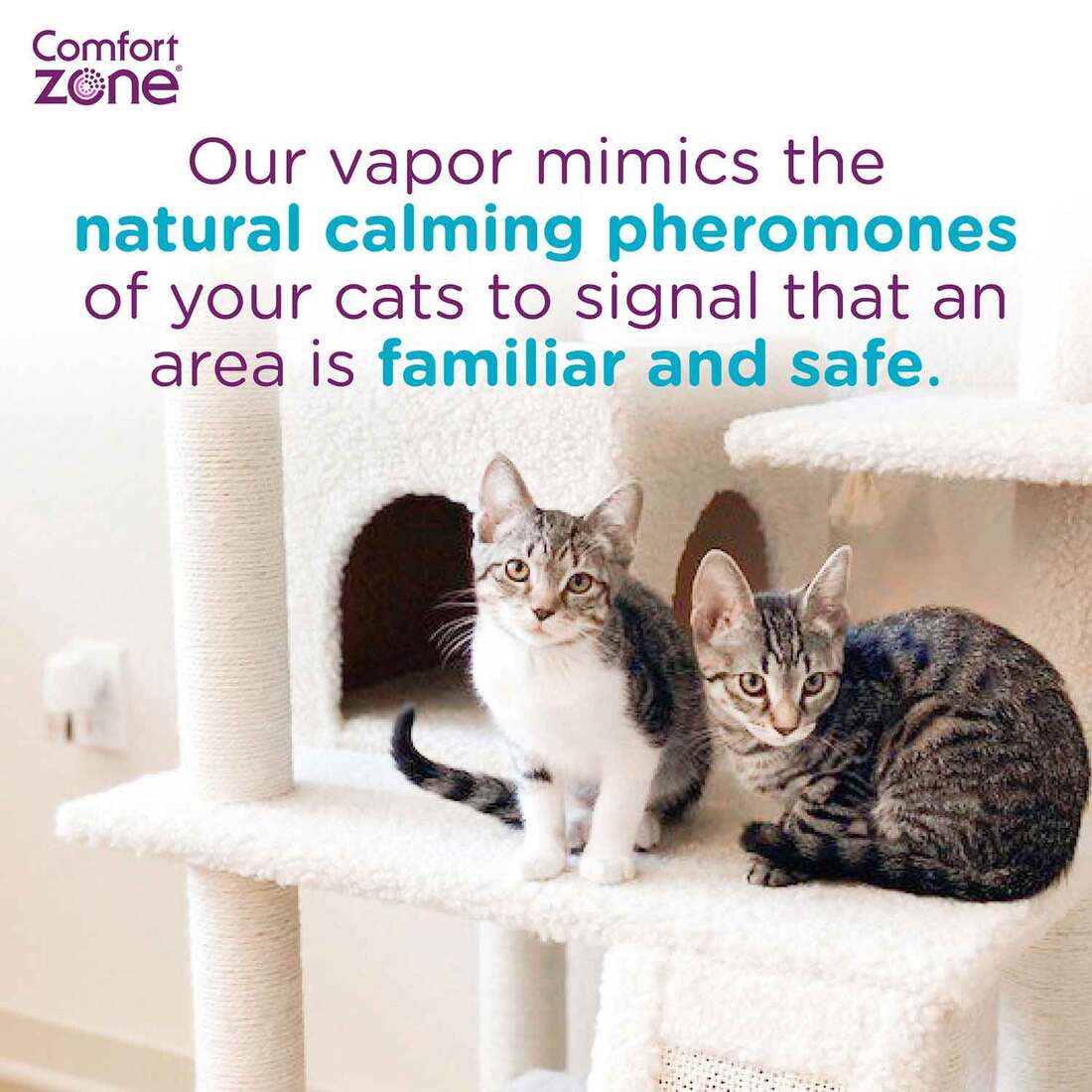 Comfort Zone Single & Multi-Cat Calming Refill, 4 Pack, 48ml