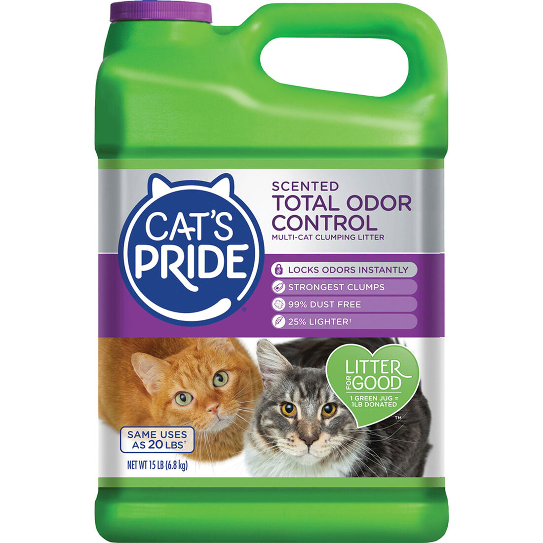 Cat's Pride Fresh & Light Quick Action Multi-Cat, 15 Pounds