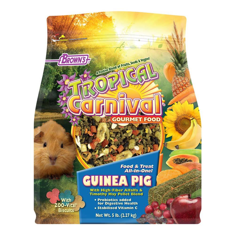 Brown's Tropical Carnival® Gourmet Guinea Pig Food, 5 Pounds