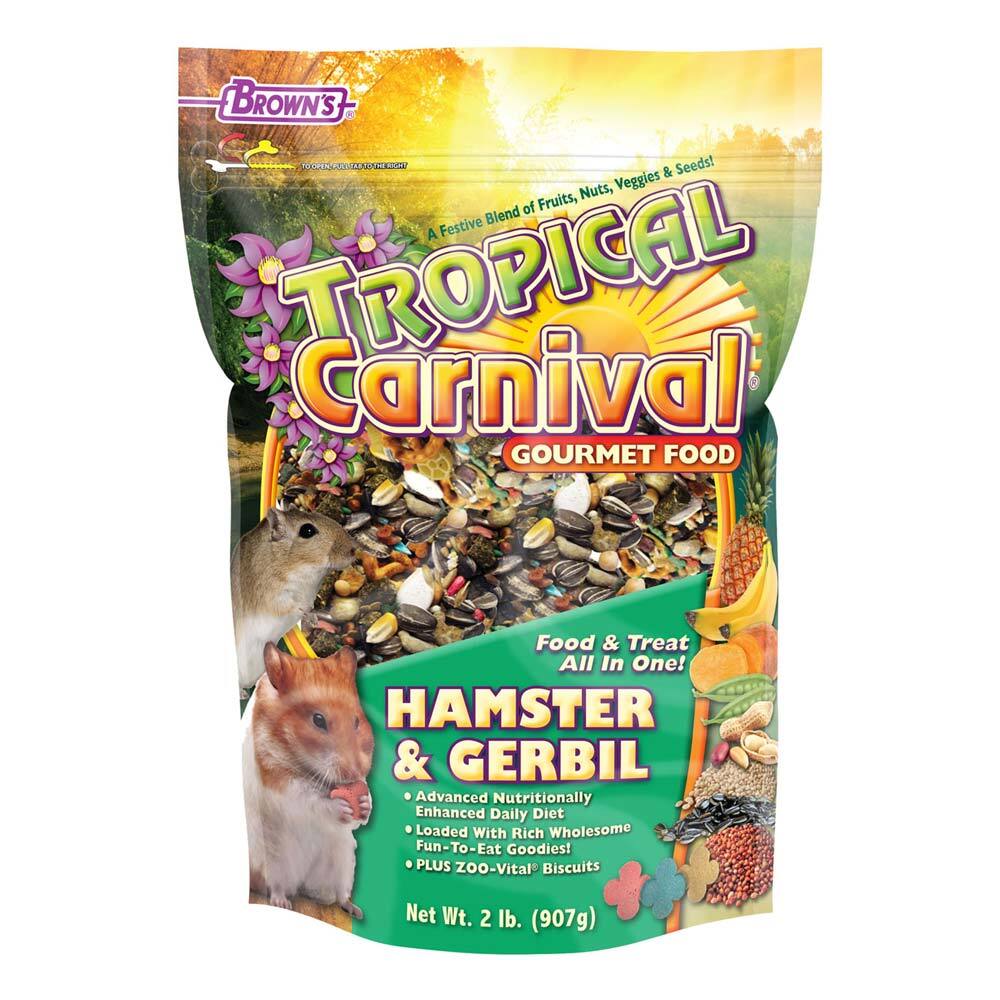 Brown's Tropical Carnival® Gourmet Hamster & Gerbil Food, 2 Pounds