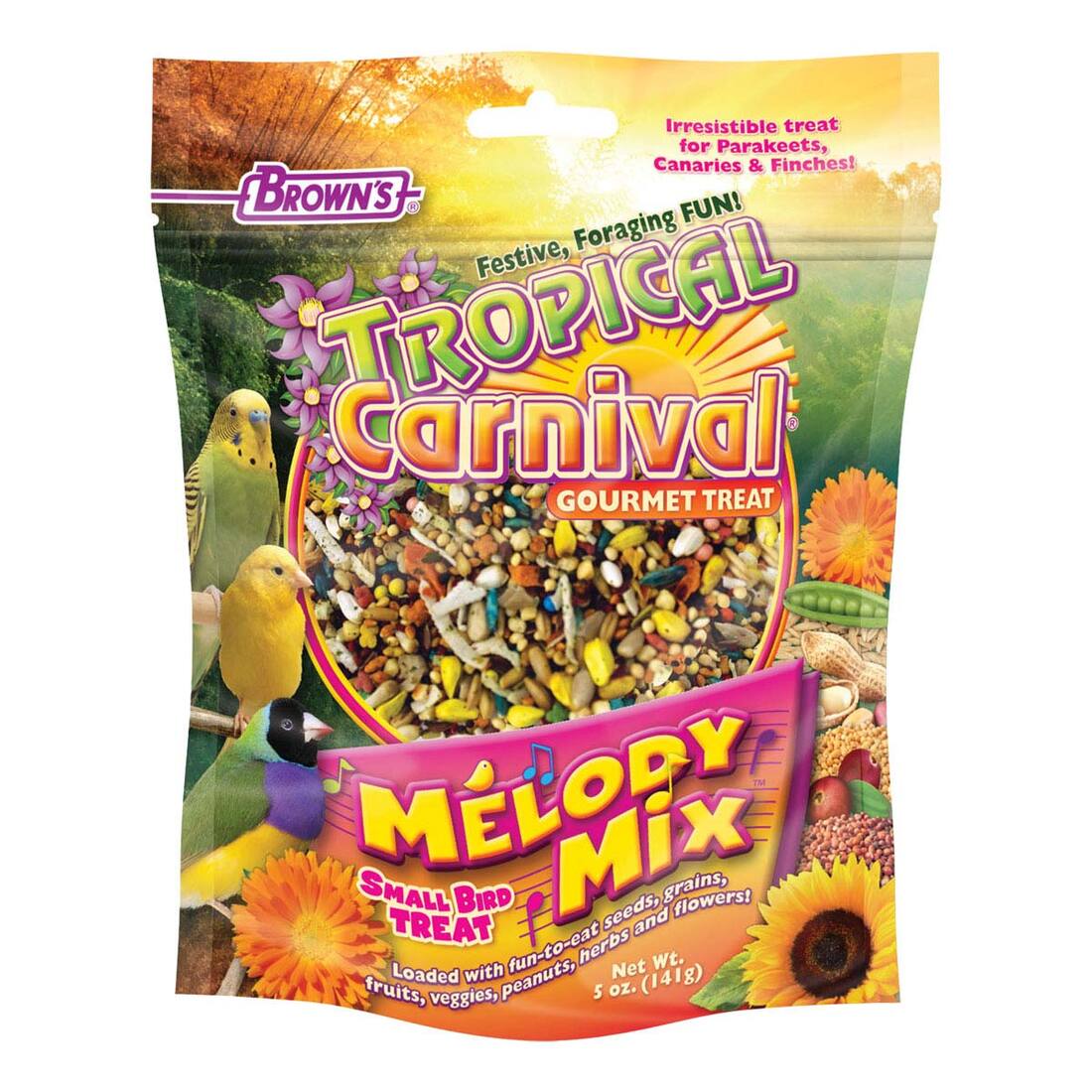 F.M. Brown's Tropical Carnival® Melody Mix Small Bird Treat, 5 ounces