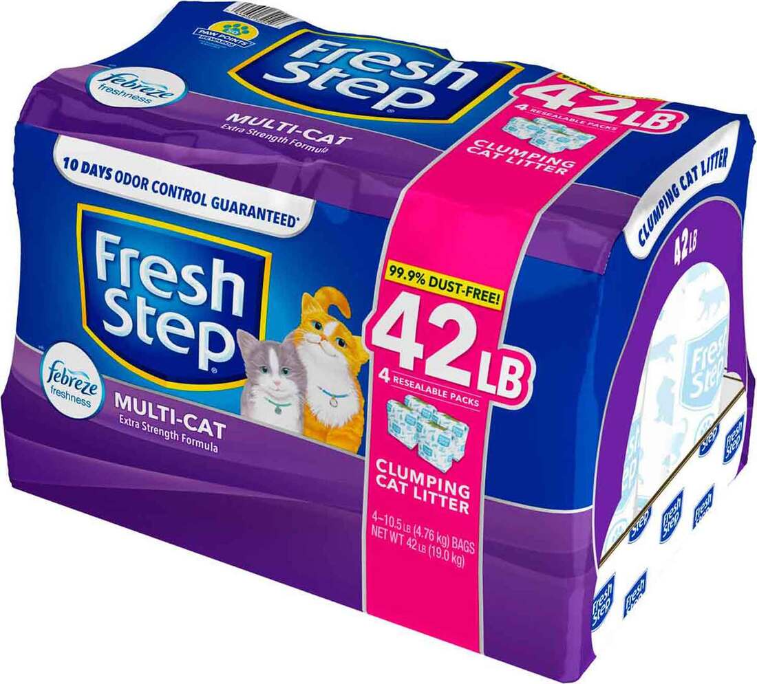 Fresh Step Multiple Cat Cat Litter, 42 Pounds