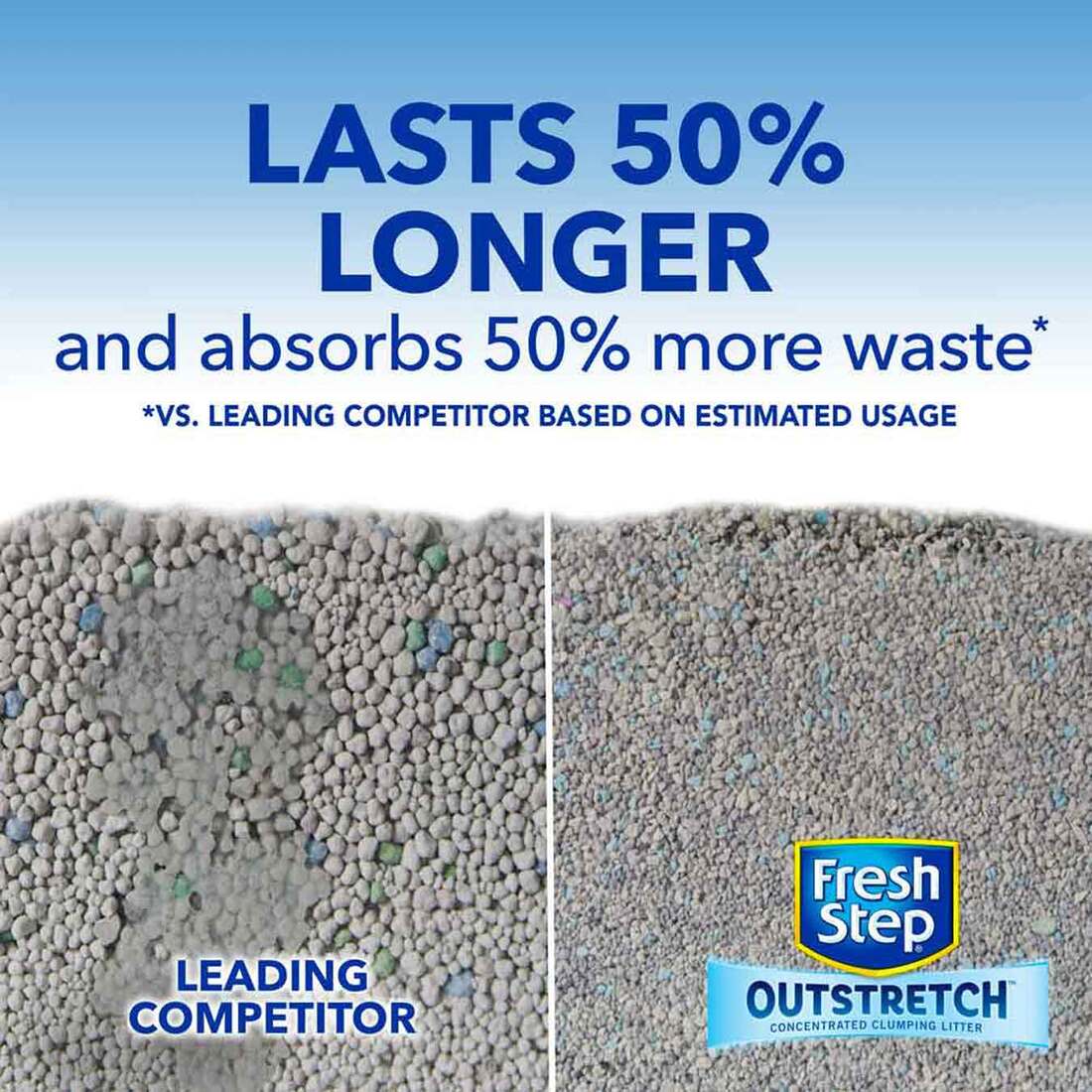 Fresh Step Outstretch™ Concentrated Clumping Cat Litter, 26 Pounds