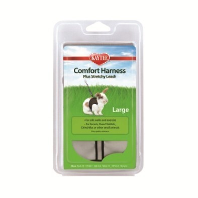 Kaytee Comfort Harness & Stretch Leash (Assorted Colors), Large