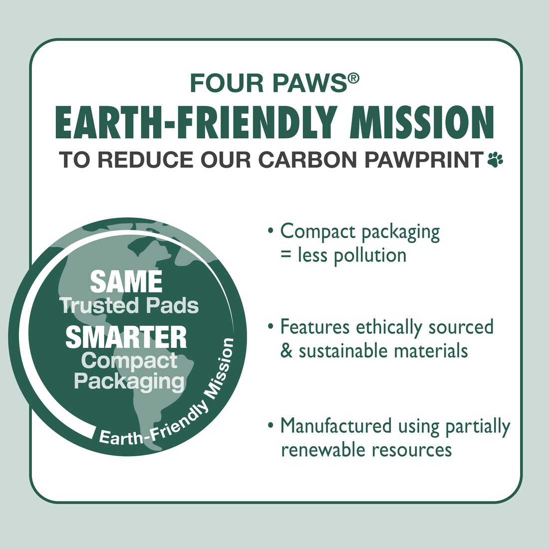 Four Paws Wee-Wee Superior Performance Eco Dog Pee Pads, 50 Count