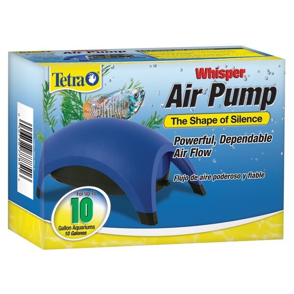 Tetra 10 Whisper Air Pump for up to 10 gallon aquariums | Pet Supplies Plus