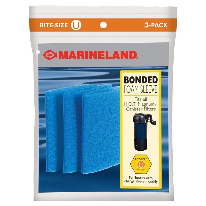 Marineland HOT Magnum Rite-Size Foam Sleeve 3  Pack