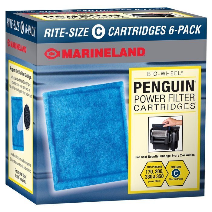 Marineland Bio-Wheel Penguin Power Filter Cartridge, 6 pack