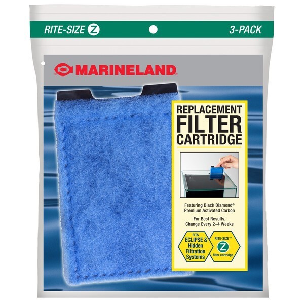Marineland Eclipse Systems Replacement Filter Cartridge, 3 Pack