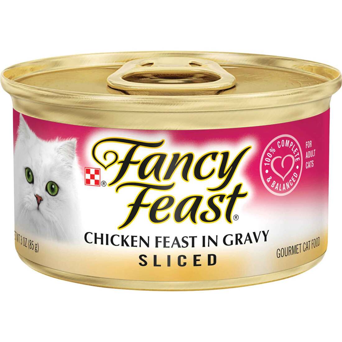 Purina Fancy Feast Sliced Chicken Feast Wet Cat Food in Gravy - 3 Ounce Can