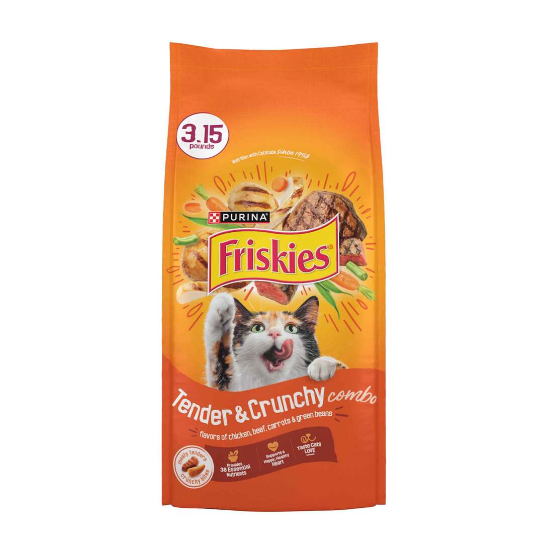 Purina Friskies Tender and Crunch'd With Flavors of Chicken, Beef