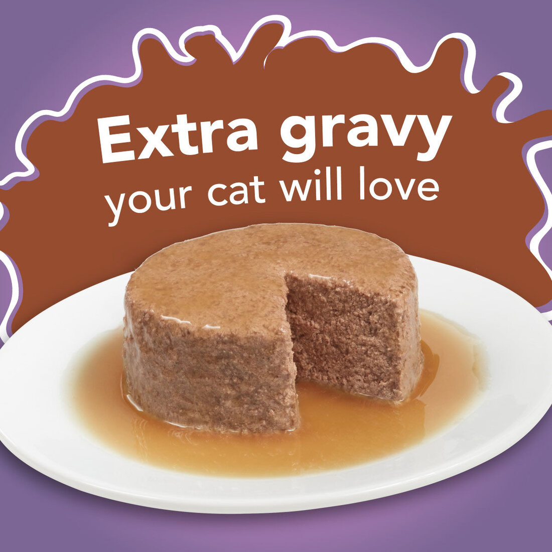 Purina Friskies Wet Cat Food Gravy Pate, Extra Gravy Pate With Turkey in Savory Gravy - 5.5 Ounce Ca