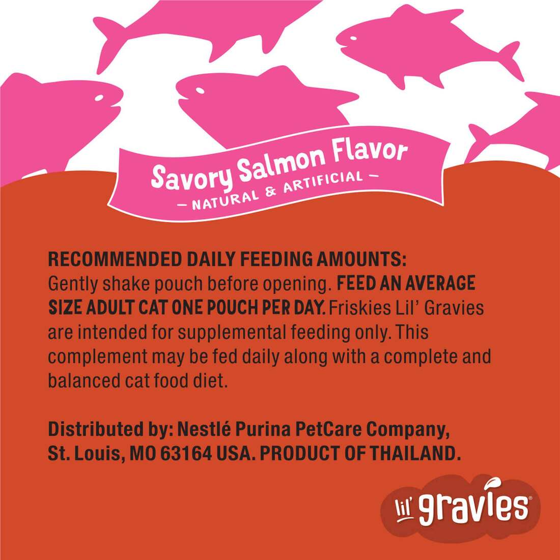 Purina Friskies Lil' Gravies Savory Salmon Flavor Cat Food