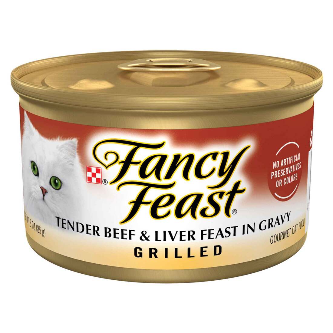 Purina Fancy Feast Wet Cat Food, Adult Grilled Tender Beef Liver