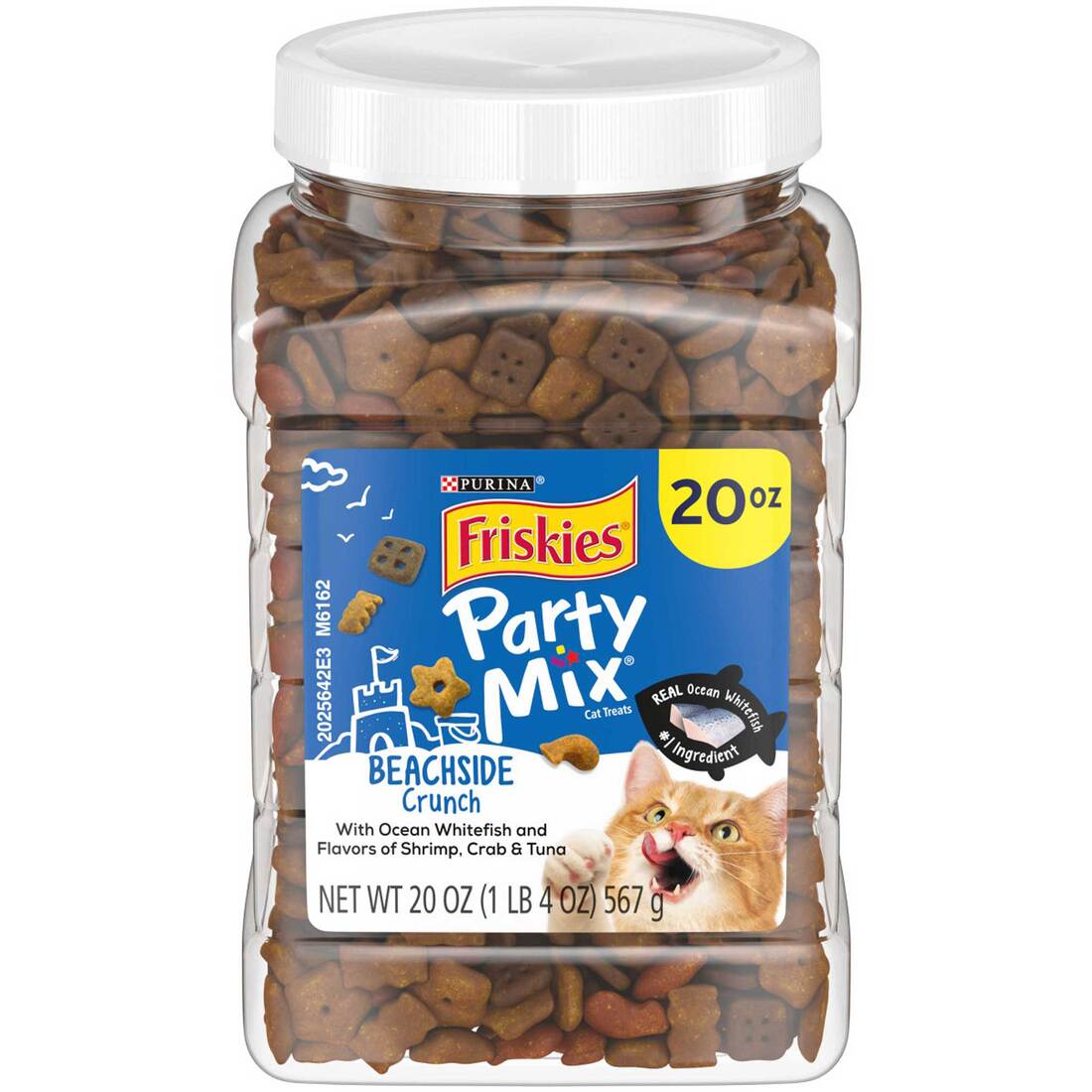 Purina Friskies Cat Treats, Party Mix Beachside Crunch 20 Ounce