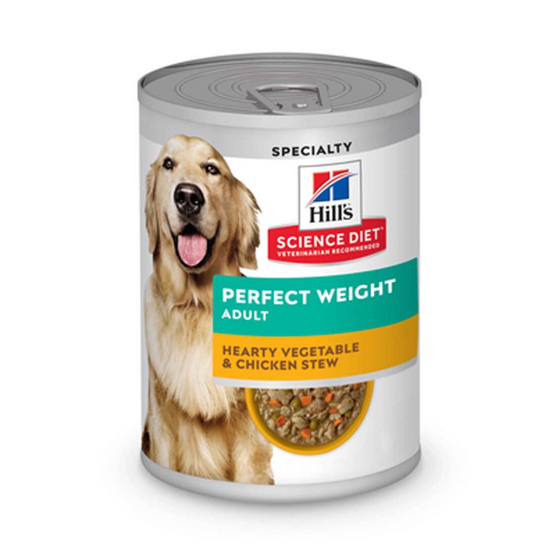 Hill's® Science Diet® Adult Perfect Weight Hearty Vegetable & Chicken Stew, 12.5 Ounces Can