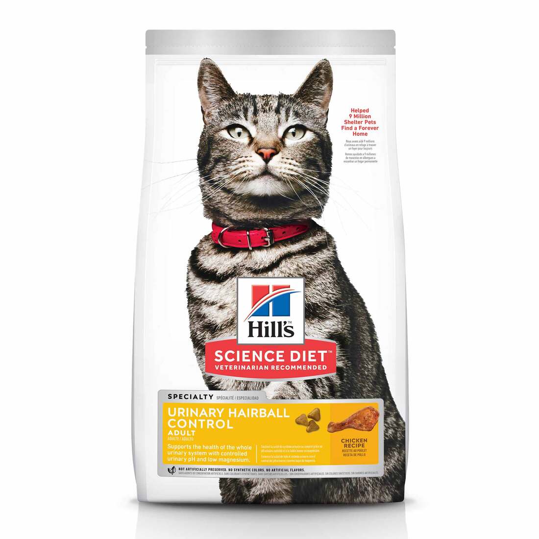 Hill's® Science Diet® Adult Urinary & Hairball Control, 15.5 Pound Bag