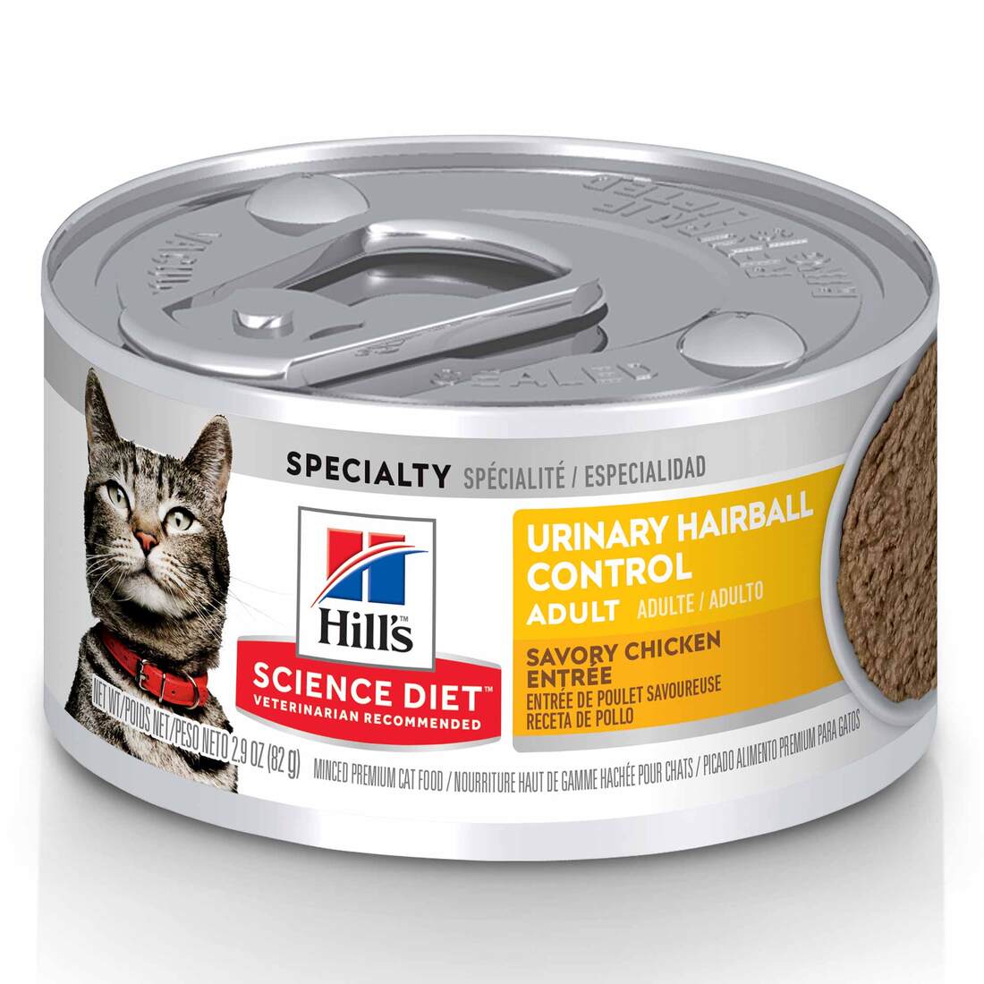 Science Diet Cat Food Urinary Hairball Control 3oz