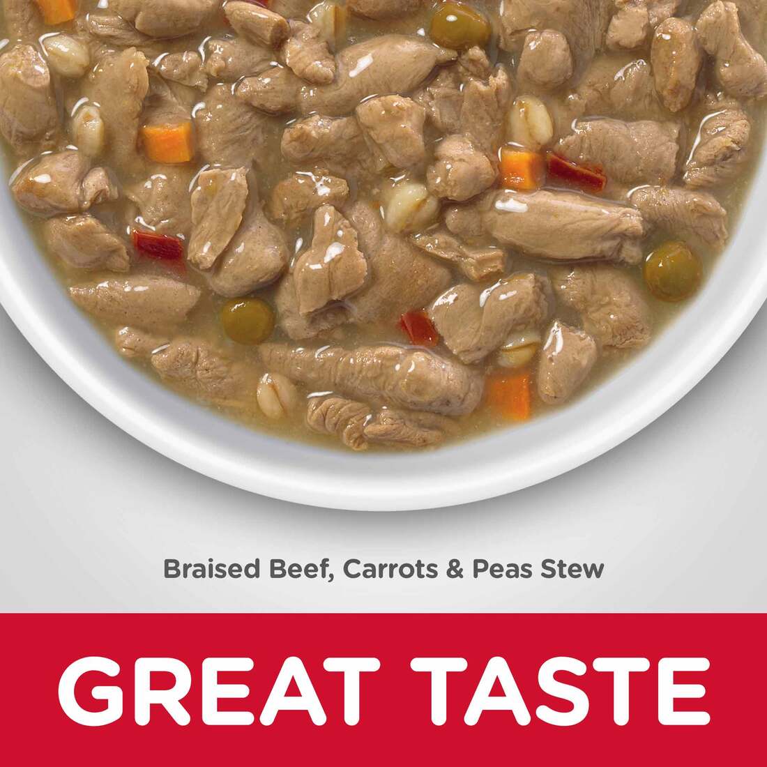 Hill's® Science Diet® Healthy Cuisine Adult Braised Beef, Carrots & Peas Stew, 12.5 Ounces Can