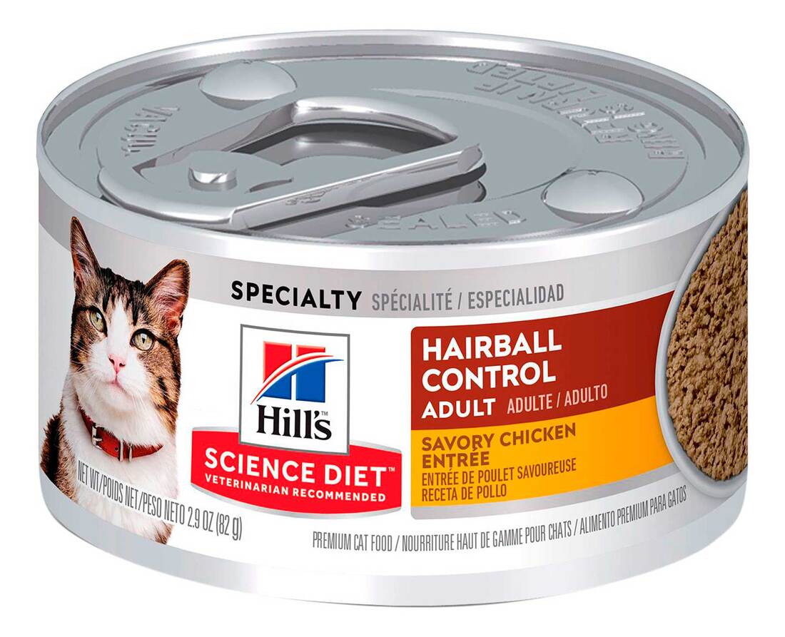 Hill's® Science Diet® Wet Cat Food, Hairball Control Chicken, 2.9 Ounces
