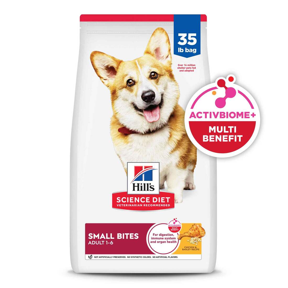 Hill's Science Diet Adult Small Bites Dry Dog Food, Chicken & Barley Recipe, 35 Pounds