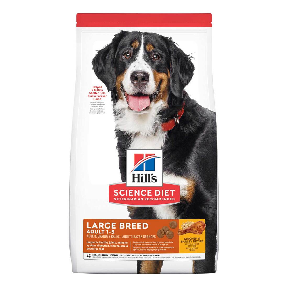 Hill's Science Diet Adult Large Breed Dry Dog Food, Chicken & Barley Recipe, 33 Pounds