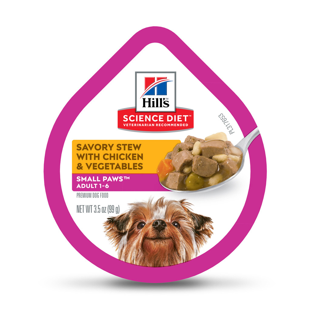 Hill's® Science Diet® Adult Small & Toy Breed Savory Chicken & Vegetable Stew Wet Dog Food, 3.5 Ounc
