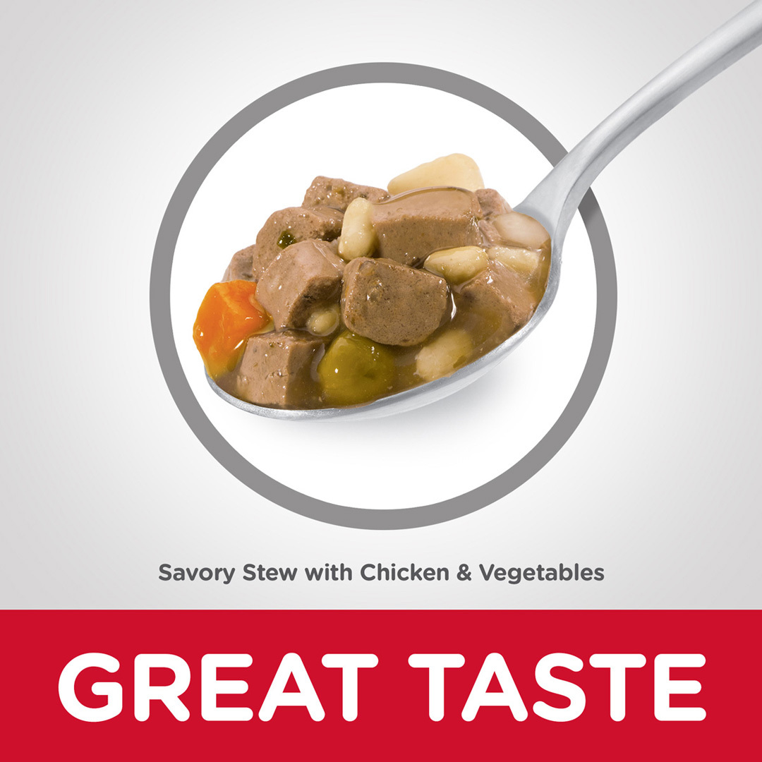 Hill's® Science Diet® Adult Small & Toy Breed Savory Chicken & Vegetable Stew Wet Dog Food, 3.5 Ounc